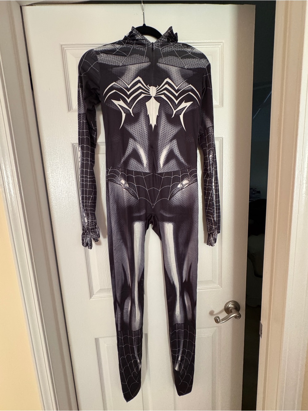 Kids Black Spider Web Superhero Costume